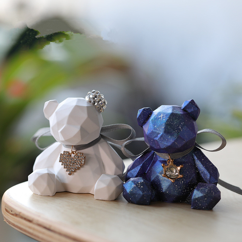 Candle Supplies In Bulk - 3D 스테레오 곰 실리콘 금형, Diy