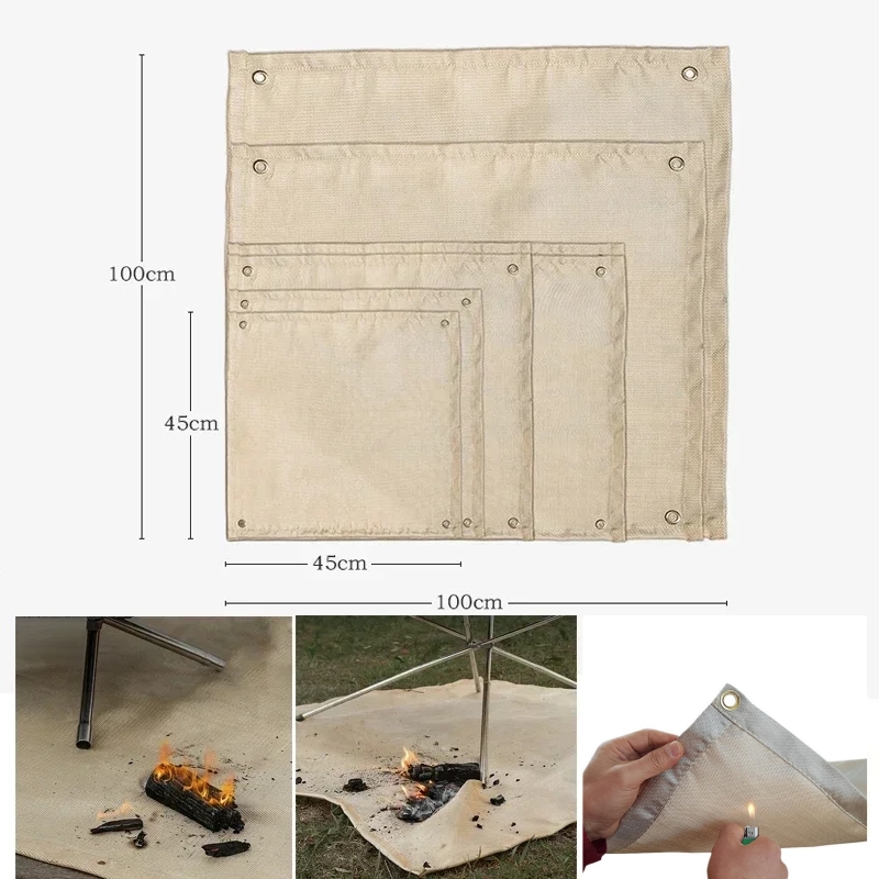 캠핑 내화 매트 내열 담요 야외 화덕 패드 바베큐 그릴 - Heat Resistant Mat 리뷰 및 가격