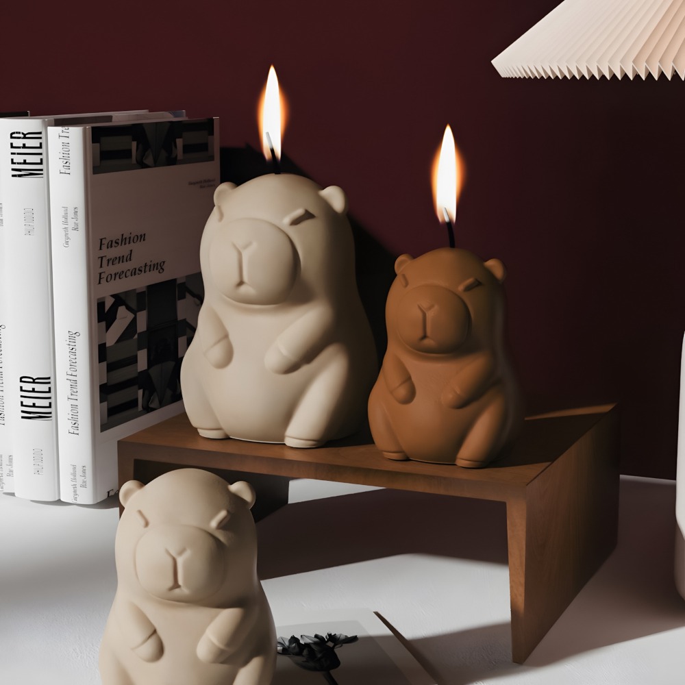 스탠딩 카피바라 향초 실리콘 몰드 3D 동물 레진 석고 - Candle Supplies Tins 리뷰 및 가격