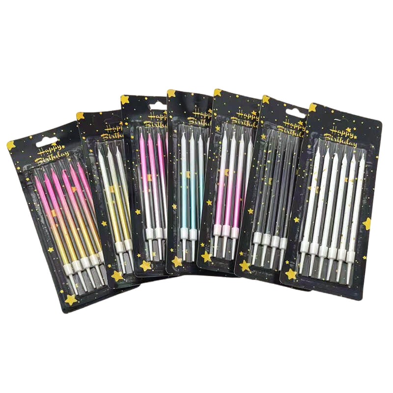 30/50 상자 그라디언트 색상 생일 촛불 케이크 베이 - Candle Supplies Usa 리뷰 및 가격
