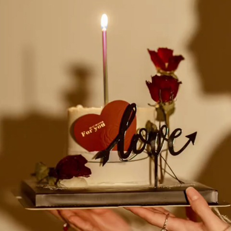 30/50 상자 그라디언트 색상 생일 촛불 케이크 베이 - Candle Supplies Usa 리뷰 및 가격