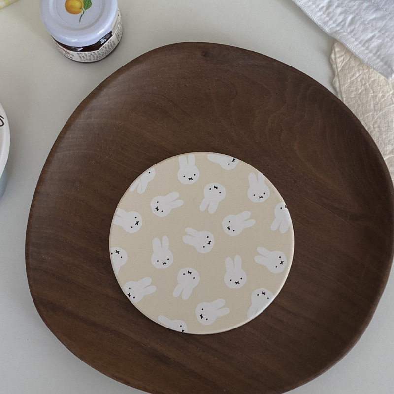 뜨거운 음료에도 안전한 귀여운 미피 시리즈 커피컵 코스 - Heat Resistant Mat 리뷰 및 가격