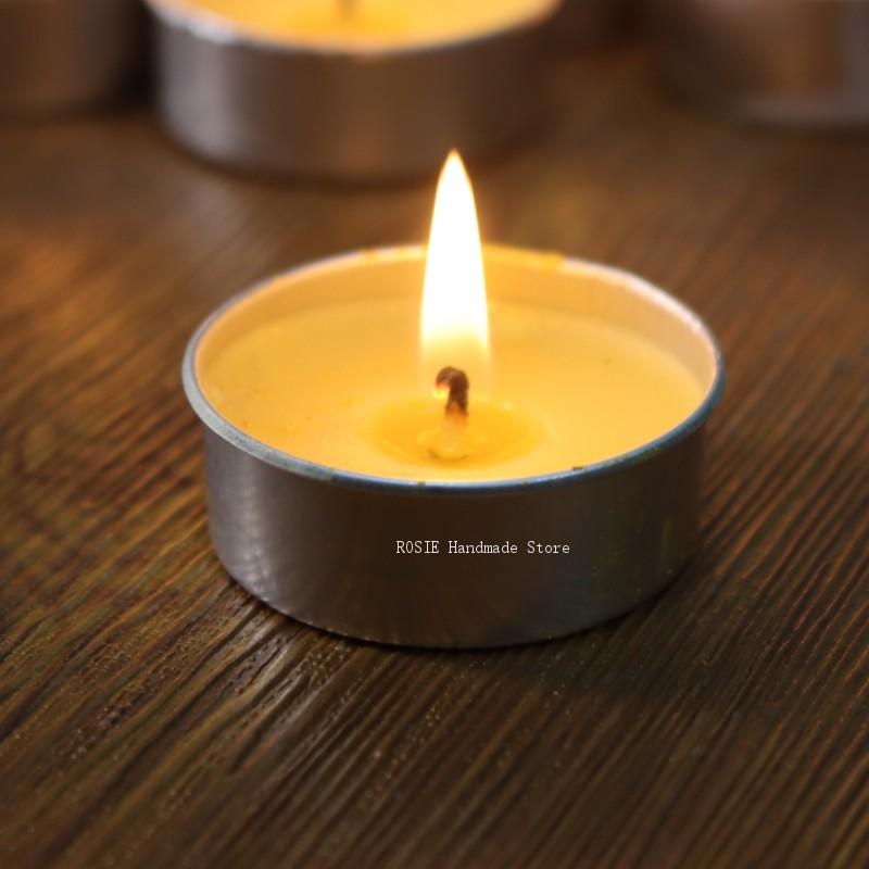 100 심지 100 스티커 포함 빈 차 왁스 원형 알루 - Candle Supplies Tins 리뷰 및 가격