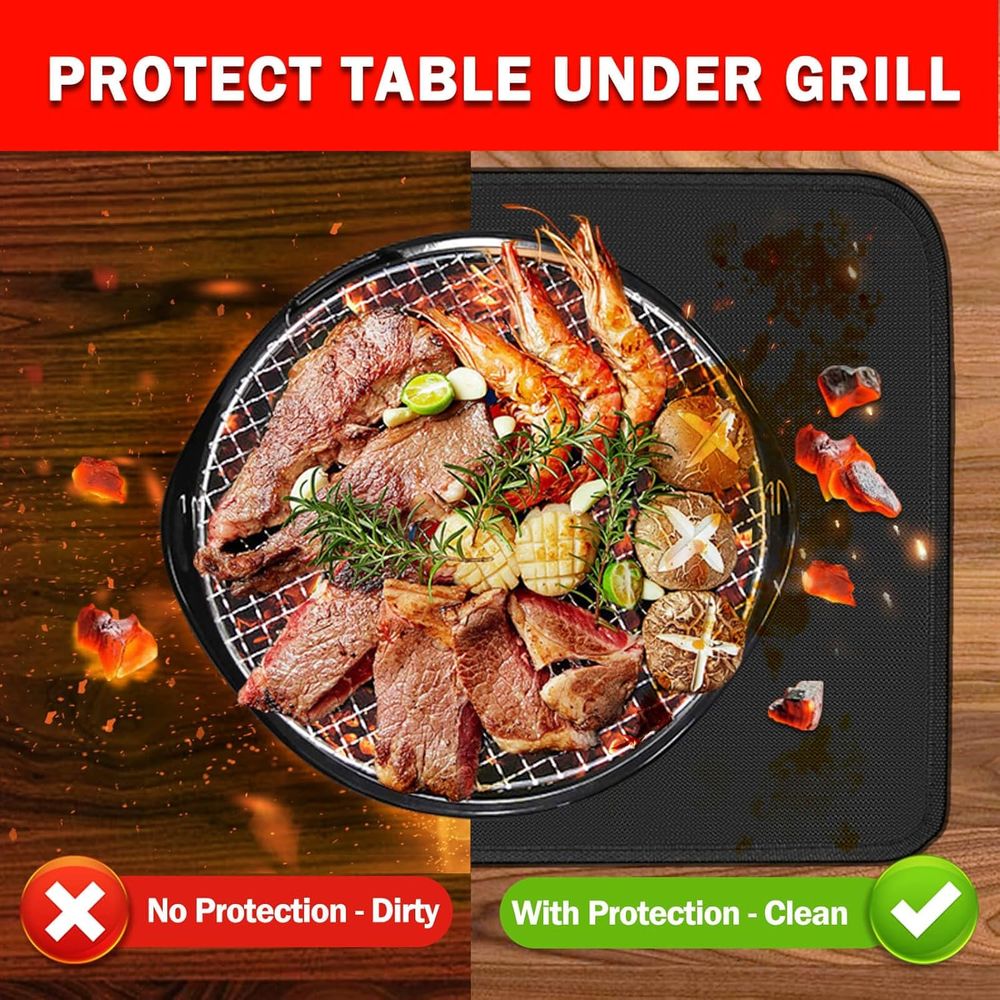 15 x 18 그릴 매트 - 내열성 바베큐 테이블탑 그 - Heat Resistant Mat 리뷰 및 가격