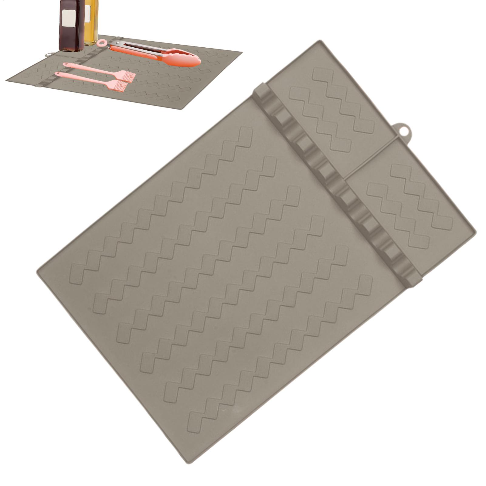실리콘 바베큐 그릴 매트 사이드 선반 주걱 도구 패드  - Heat Resistant Mat 리뷰 및 가격