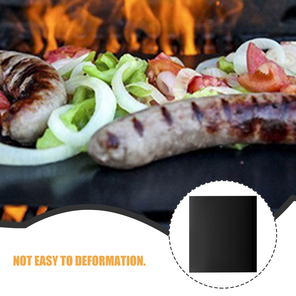 3Pcs 논스틱 바베큐 매트 Tpfe 내열성 그릴 매트 - Heat Resistant Mat 리뷰 및 가격