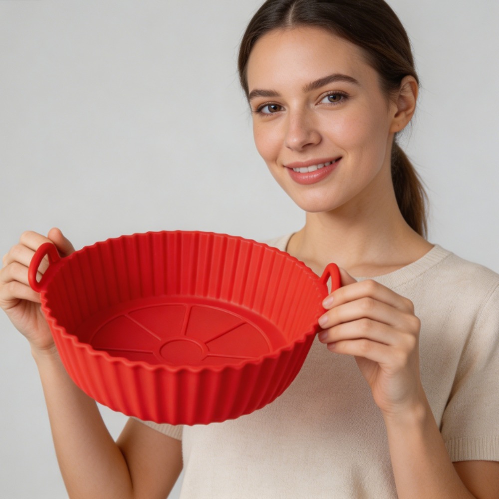둥근 실리콘 에어프라이어 라이너 재사용 가능 내열 논스 - Heat Resistant Mat 리뷰 및 가격