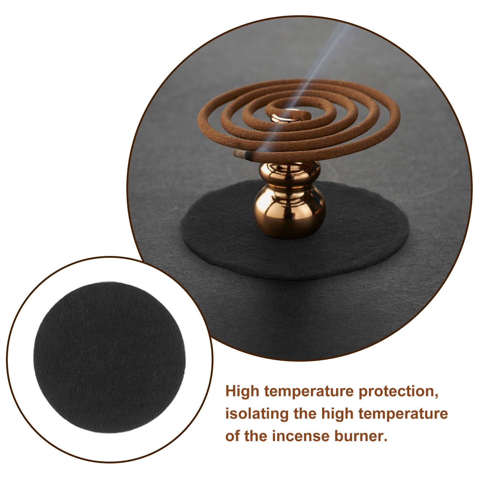 100개입 향로 방화 패드 내열 단열 매트 블랙 1.5 - Heat Resistant Mat 리뷰 및 가격