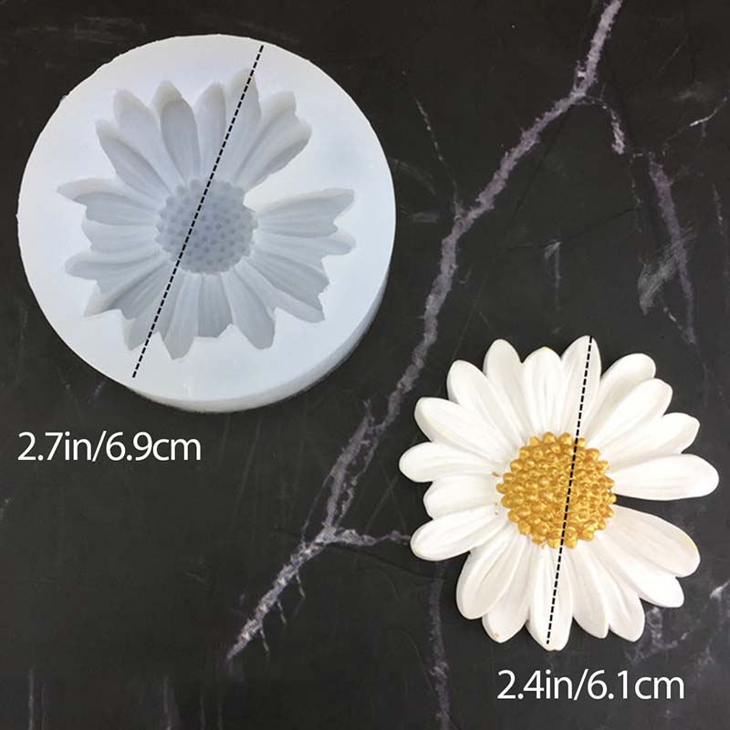 DIY 양초 실리콘 금형 데이지 카모마일 꽃 양초 왁스 - Candle Supplies Tins 리뷰 및 가격