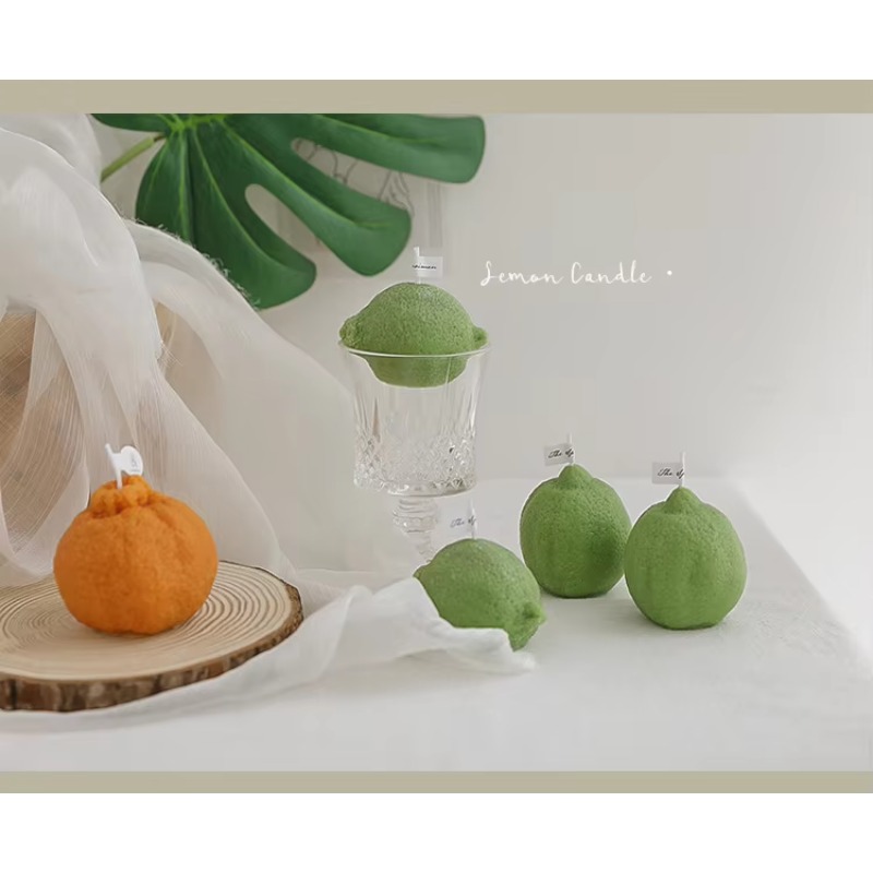맞춤형 홈 데코 레몬 캔들 사진 촬영 소품 휴일 용품  - Candle Supplies Usa 리뷰 및 가격