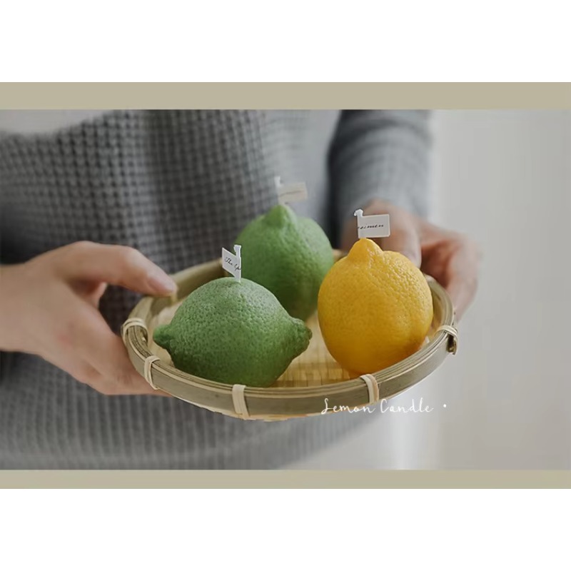 맞춤형 홈 데코 레몬 캔들 사진 촬영 소품 휴일 용품  - Candle Supplies Usa 리뷰 및 가격